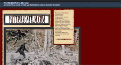 Desktop Screenshot of pattersonfilm.com